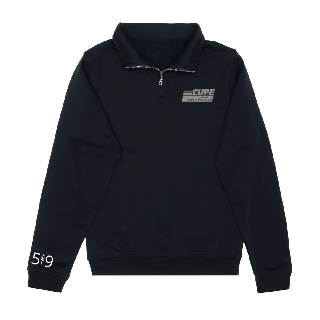 CUPE 4222 MONOCHROME 1/4 ZIP (UNISEX)