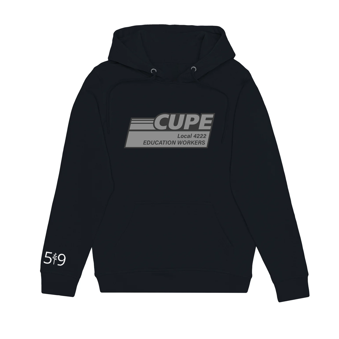 CUPE 4222 MONOCHROME HOODIE (UNISEX)