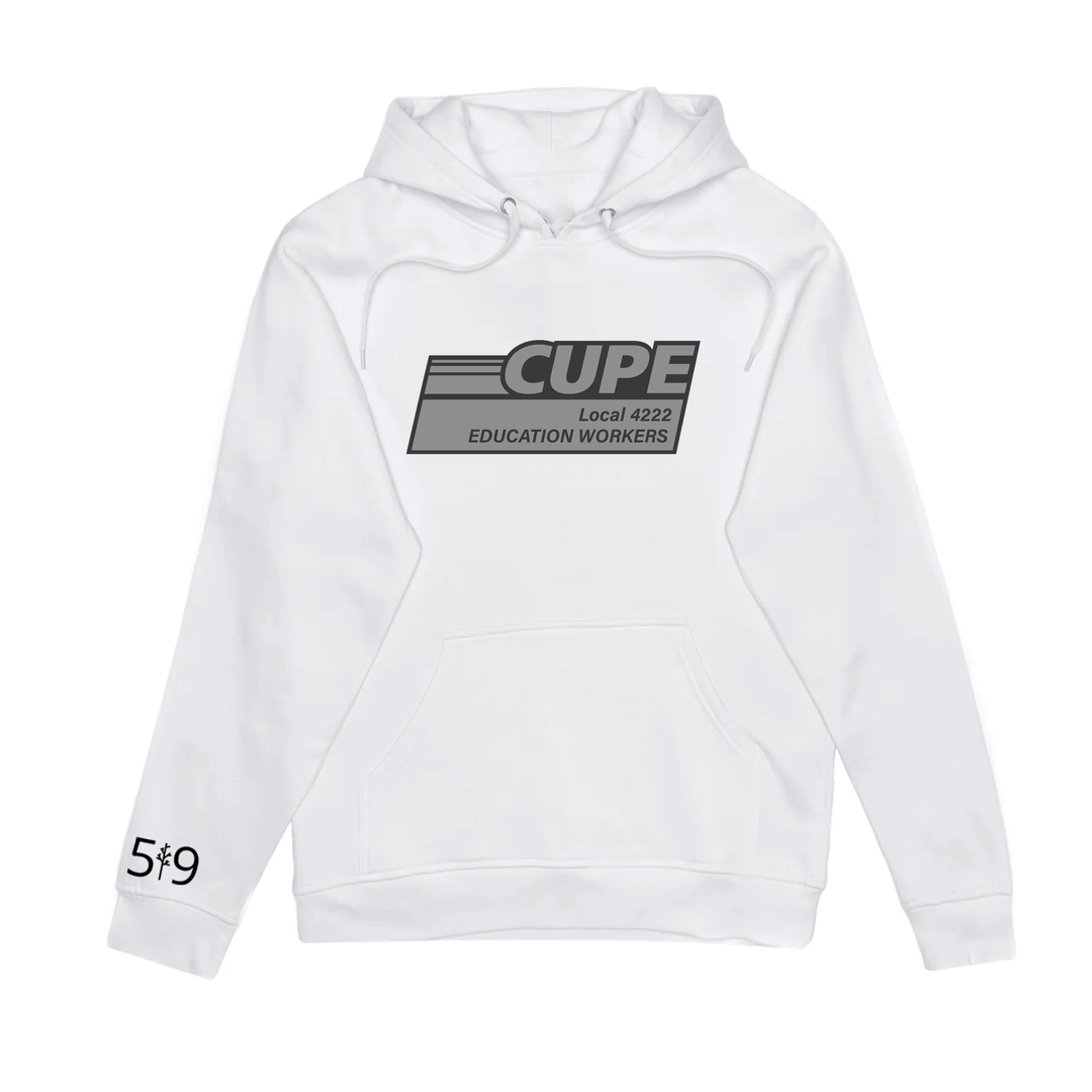 CUPE 4222 MONOCHROME HOODIE (UNISEX)