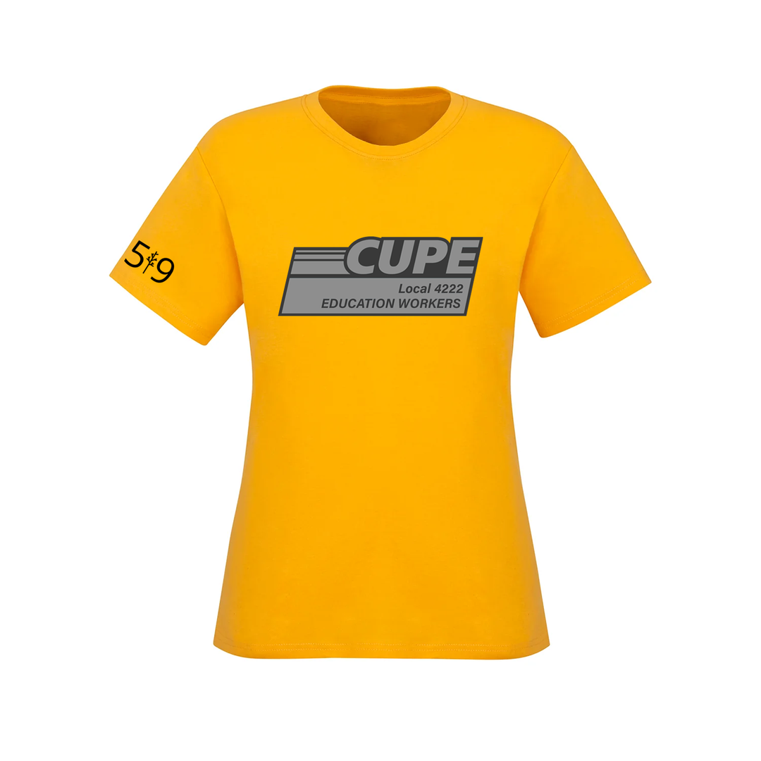 CUPE 4222 MONOCHROME TEE (WOMENS)