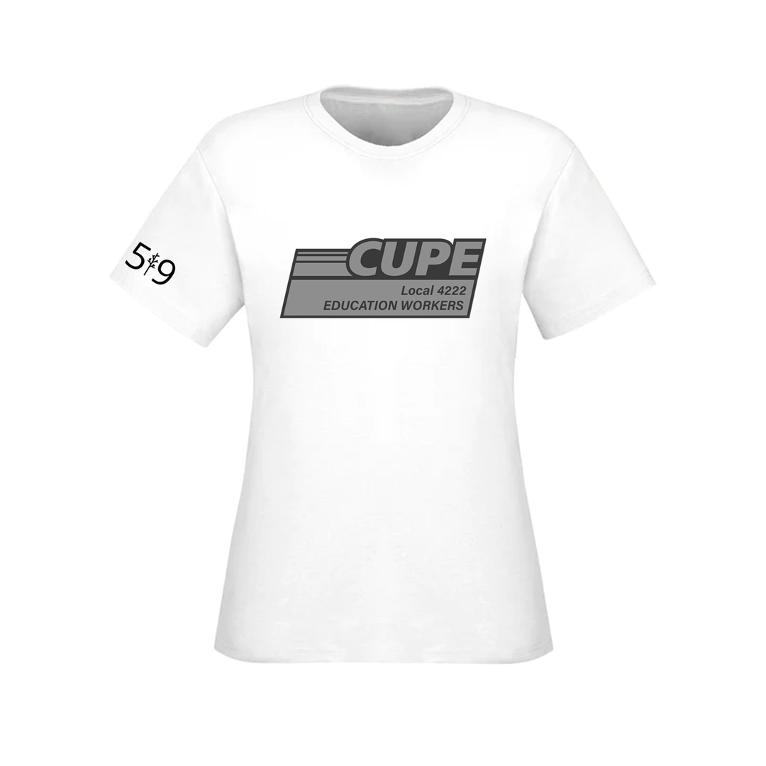 CUPE 4222 MONOCHROME TEE (WOMENS)