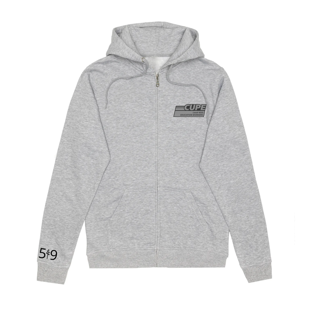 CUPE 4222 MONOCHROME ZIP-UP (UNISEX)