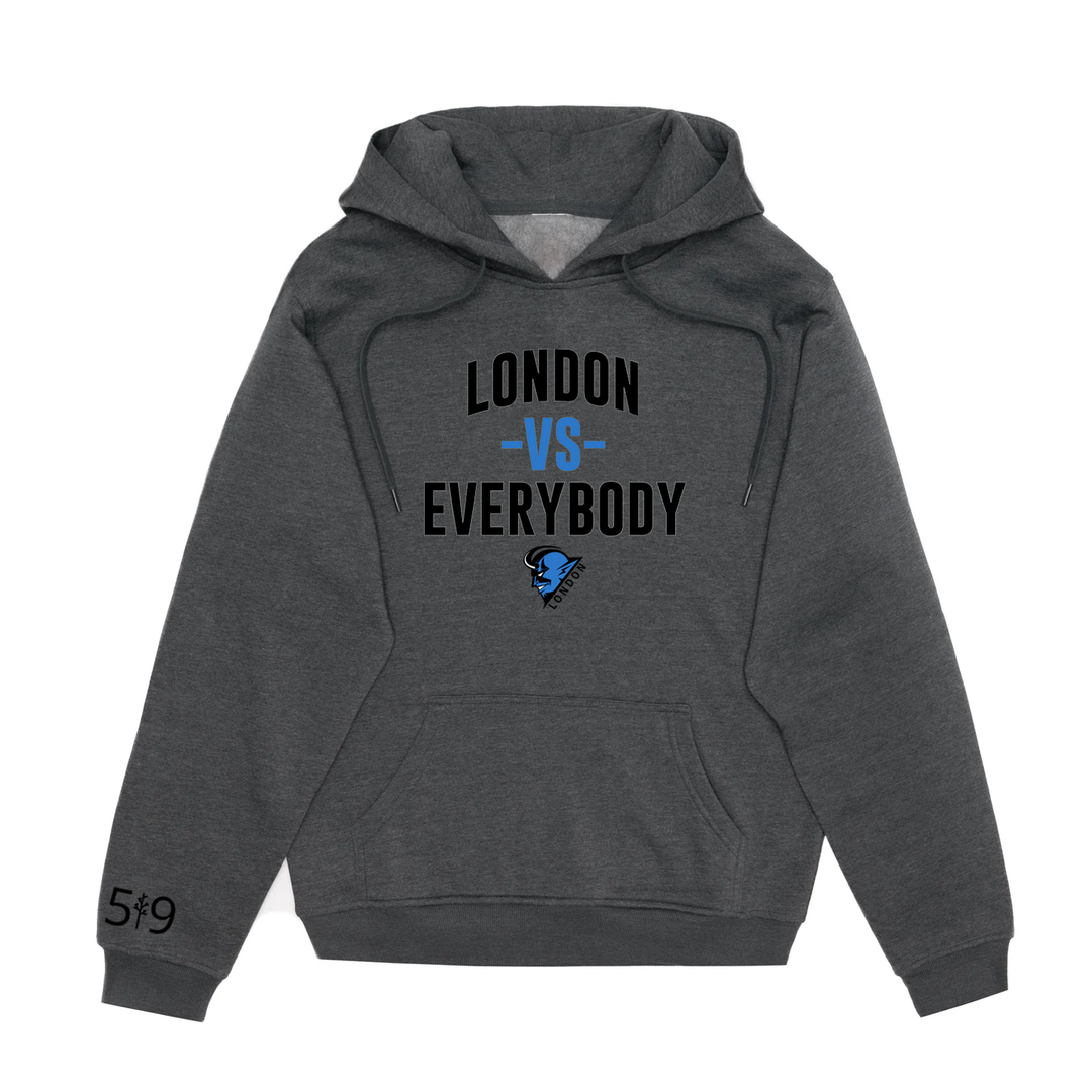 LONDON BLUEDEVILS VS EVERYBODY HOODIE (UNISEX)