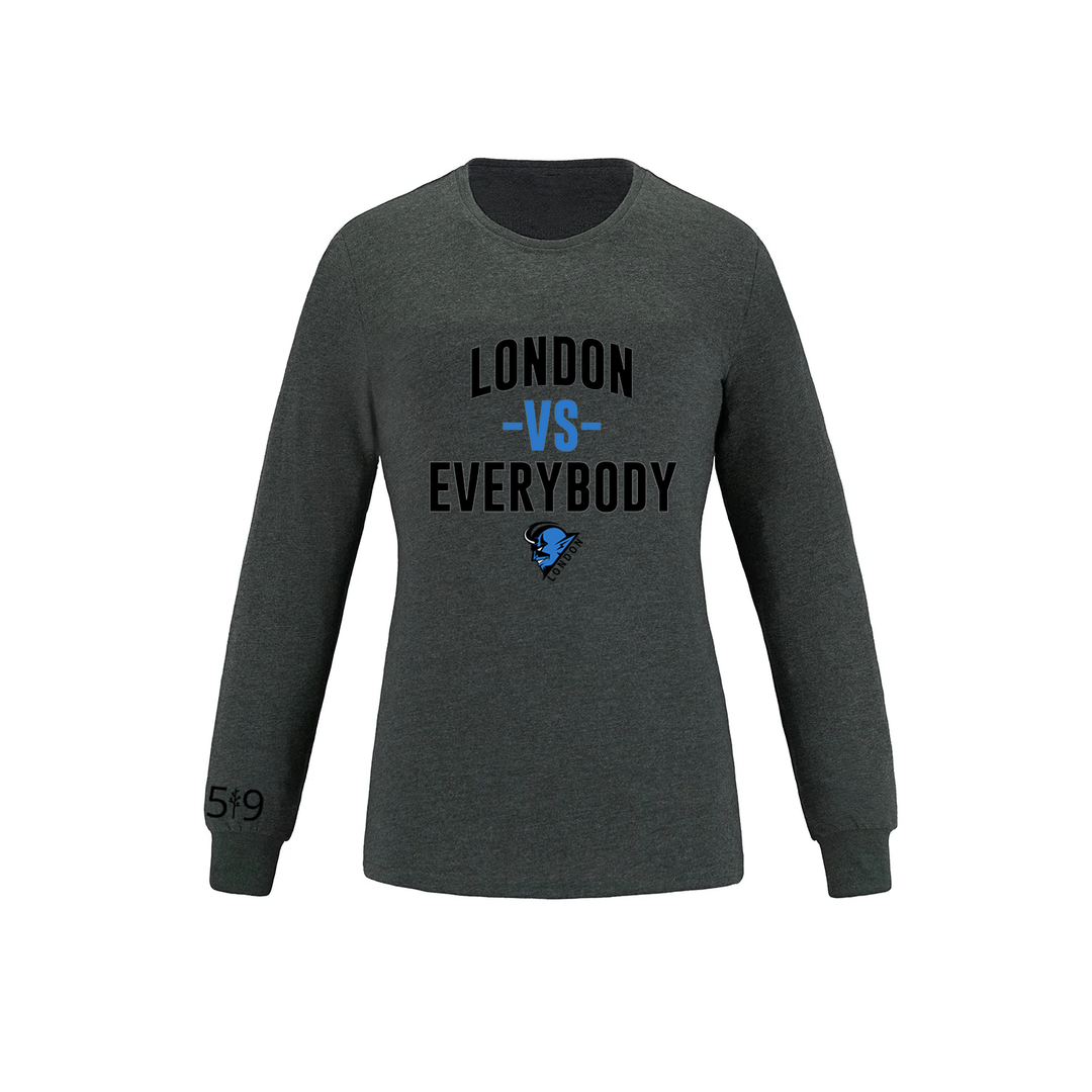 LONDON BLUEDEVILS VS EVERYBODY LONG SLEEVE (WOMENS)