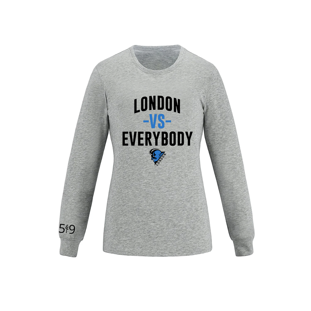 LONDON BLUEDEVILS VS EVERYBODY LONG SLEEVE (WOMENS)