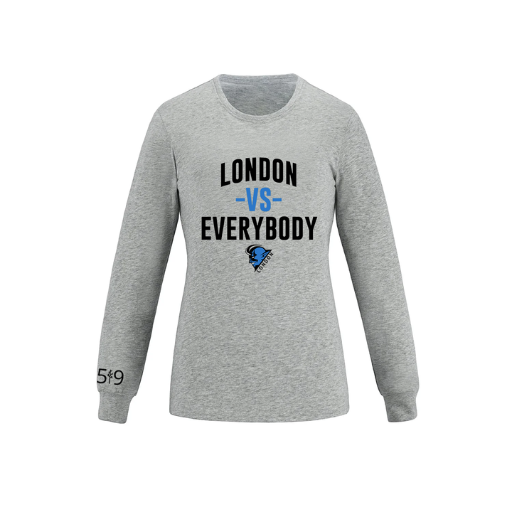 LONDON BLUEDEVILS VS EVERYBODY LONG SLEEVE (WOMENS)