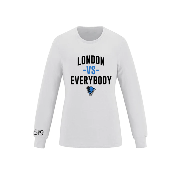 LONDON BLUEDEVILS VS EVERYBODY LONG SLEEVE (WOMENS)