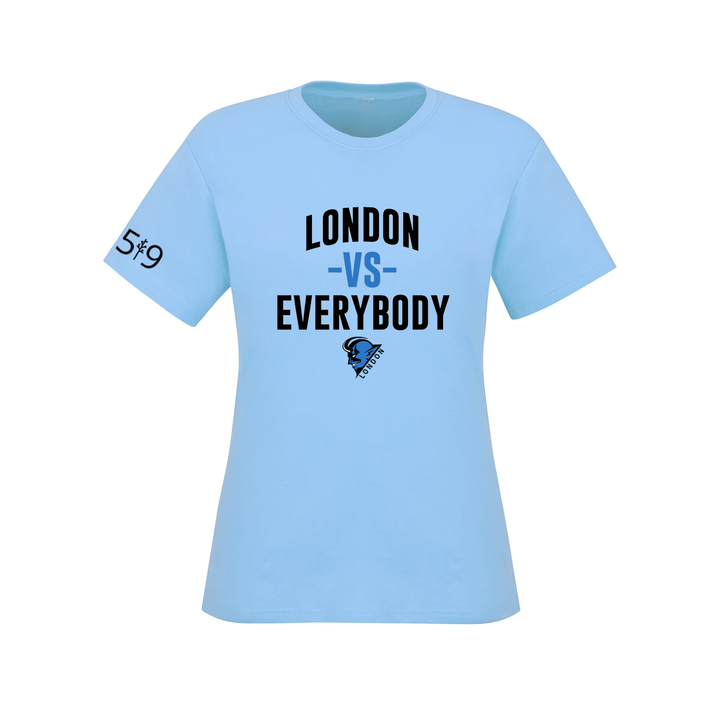 LONDON BLUEDEVILS VS EVERYBODY TEE (WOMENS)