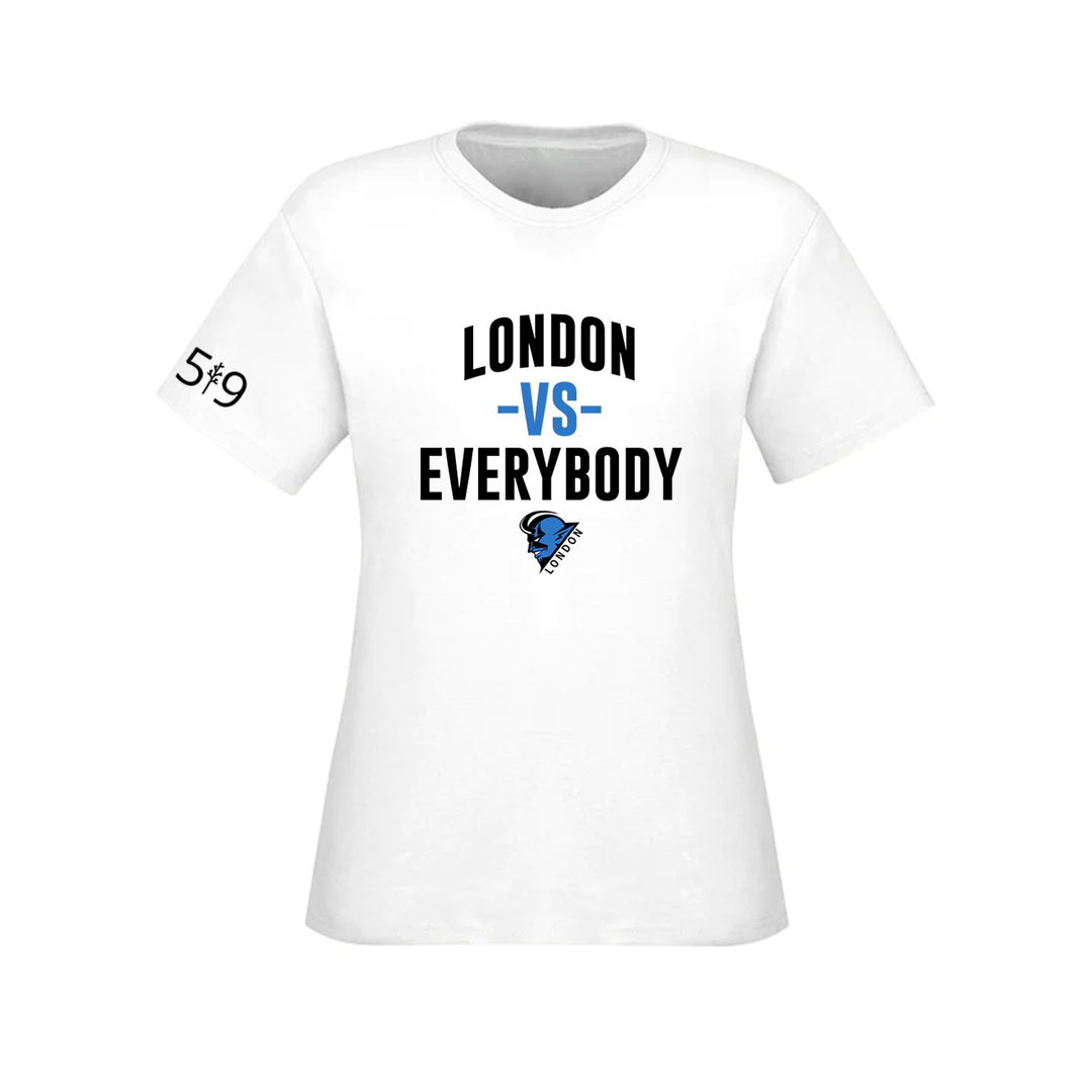 LONDON BLUEDEVILS VS EVERYBODY TEE (WOMENS)