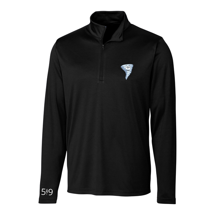 DYNAMOS EMBROIDERED ATHLETIC 1/4 ZIP (MENS)