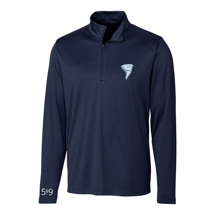 DYNAMOS EMBROIDERED ATHLETIC 1/4 ZIP (MENS)