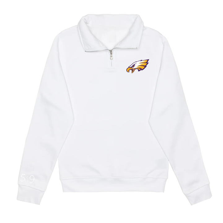 EAGLES EMBROIDERED 1/4 ZIP (UNISEX)