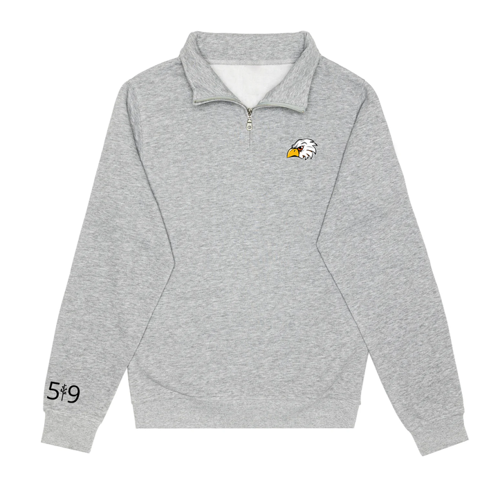 EAGLES EMBROIDERED 1/4 ZIP (UNISEX)