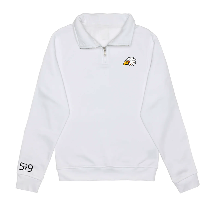 EAGLES EMBROIDERED 1/4 ZIP (UNISEX)