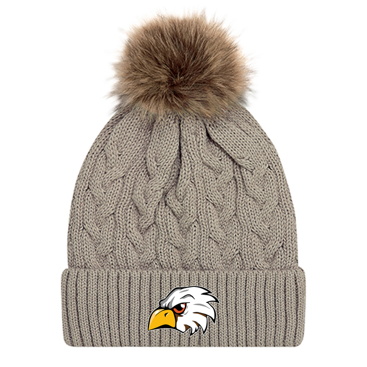 EAGLES EMBROIDERED FAUX FUR TOQUE