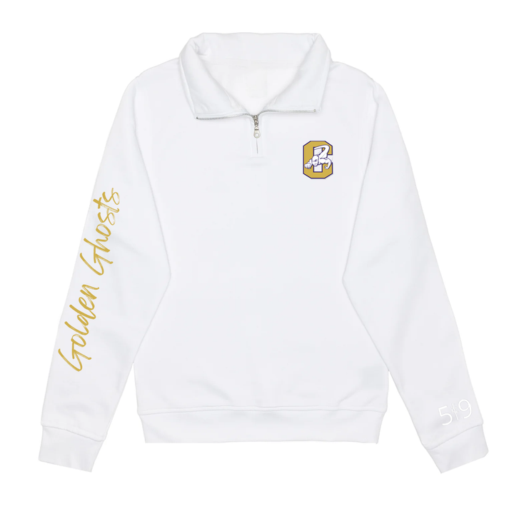 GOLDEN GHOSTS SIGNATURE SLEEVE 1/4 ZIP (UNISEX)