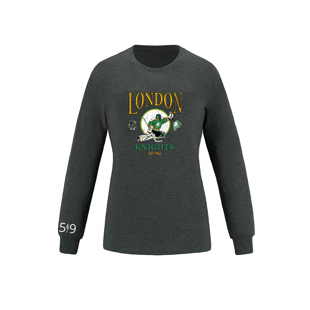 KNIGHTS VINTAGE GOALIE LONG SLEEVE (WOMENS)