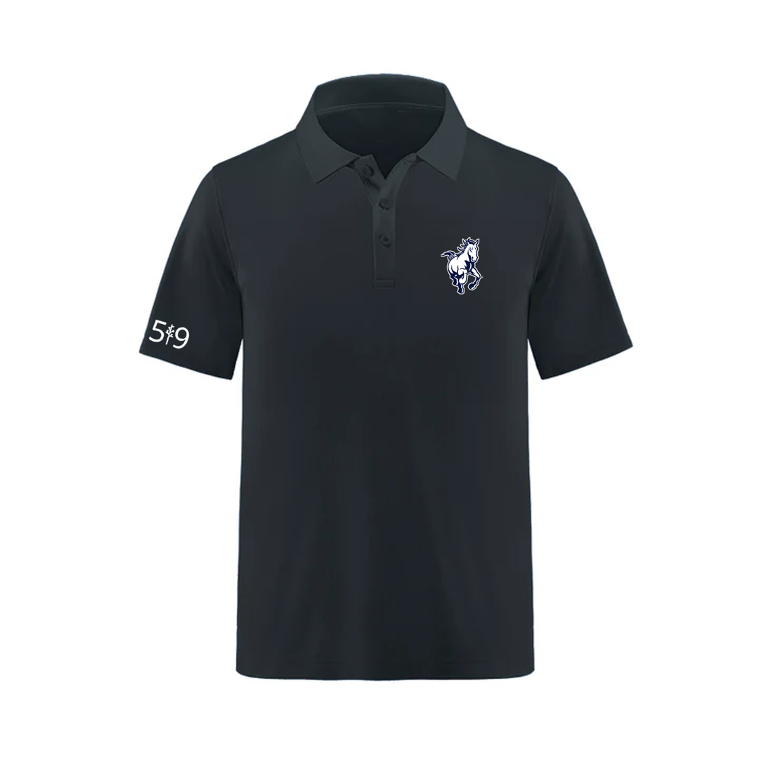 STAMPEDERS EMBROIDERED PIQUE POLO (MENS)