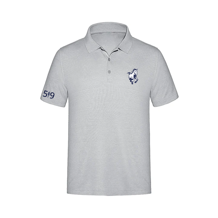 STAMPEDERS EMBROIDERED PIQUE POLO (MENS)