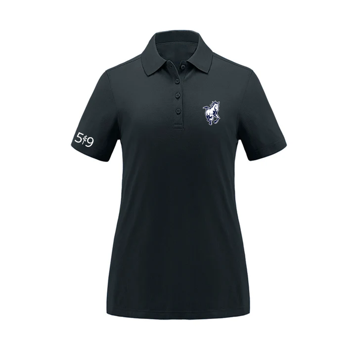 STAMPEDERS EMBROIDERED PIQUE POLO (WOMENS)