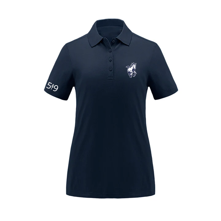 STAMPEDERS EMBROIDERED PIQUE POLO (WOMENS)