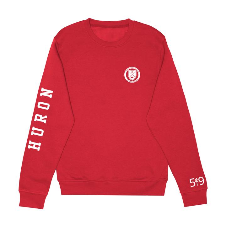 HURON SLEEVE LOGO CREW (UNISEX)