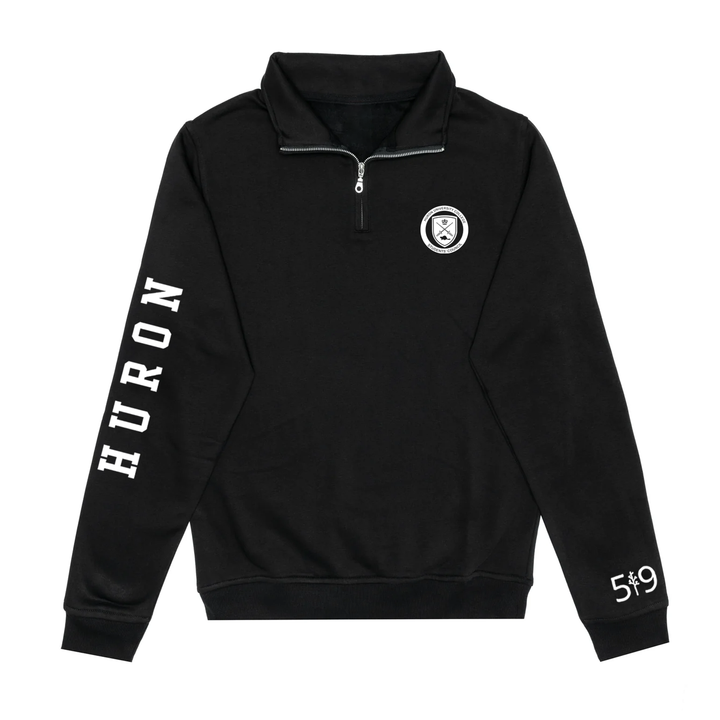 HURON SLEEVE LOGO 1/4 ZIP (UNISEX)