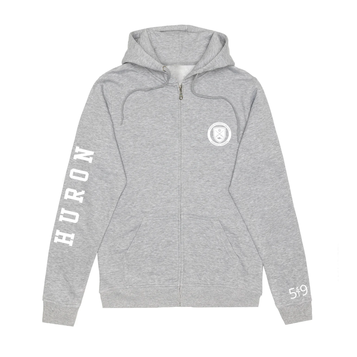 HURON SLEEVE LOGO ZIP-UP (UNISEX)