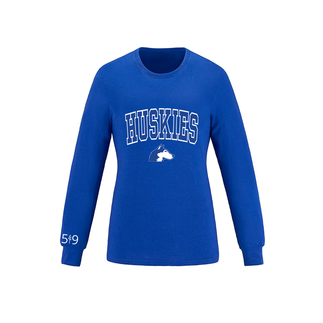 HUSKIES VARSITY LONG SLEEVE (WOMENS)