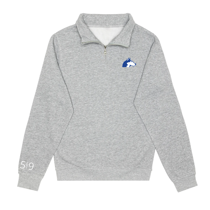 HUSKIES EMBROIDERED 1/4 ZIP (UNISEX)