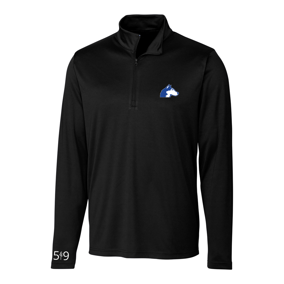 HUSKIES EMBROIDERED ATHLETIC 1/4 ZIP (MENS)