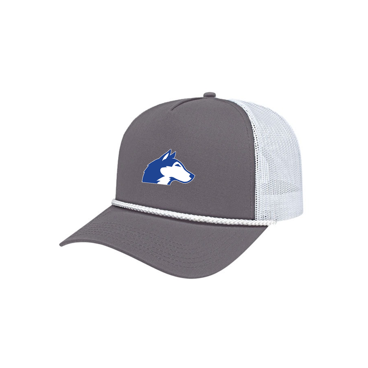 HUSKIES EMBROIDERED ROPE MESHBACK HAT