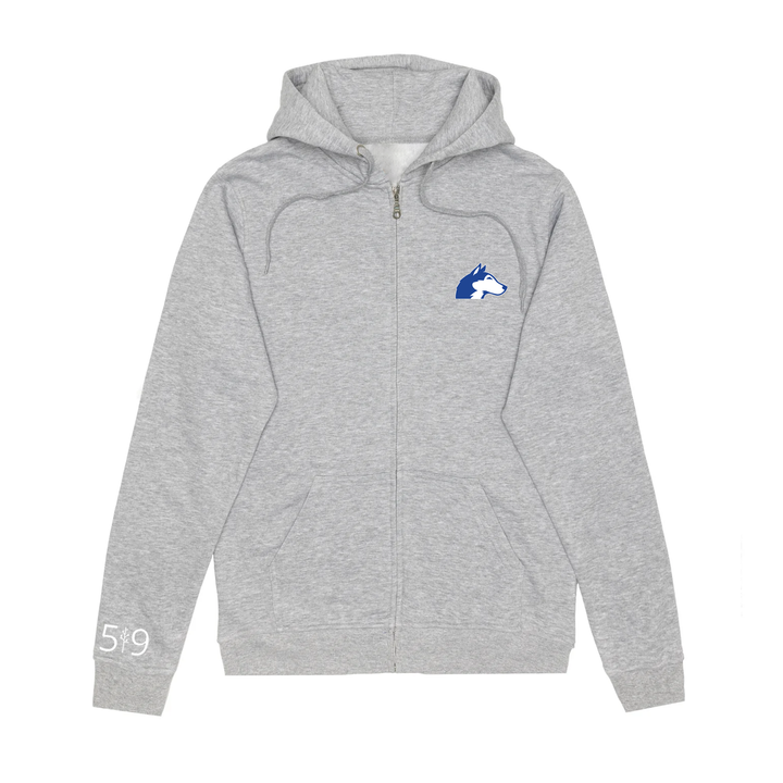 HUSKIES EMBROIDERED ZIP-UP (UNISEX)