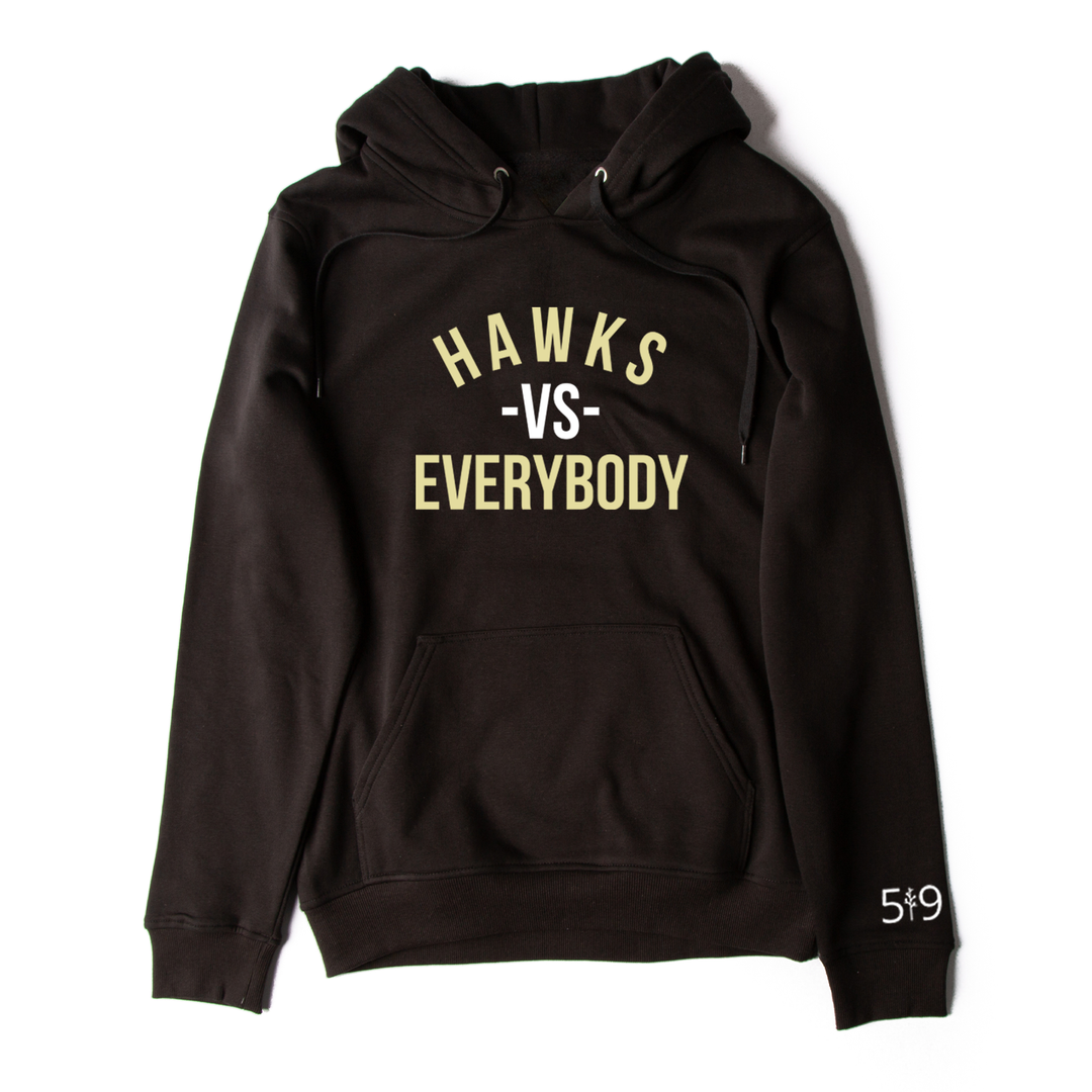 HAWKS VS EVERYBODY HOODIE (YOUTH)