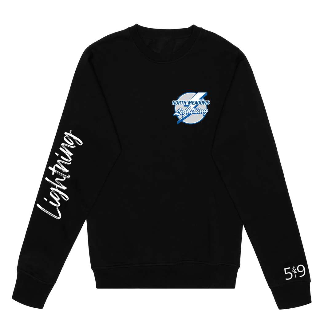 LIGHTNING SLEEVE LOGO CREW (UNISEX)