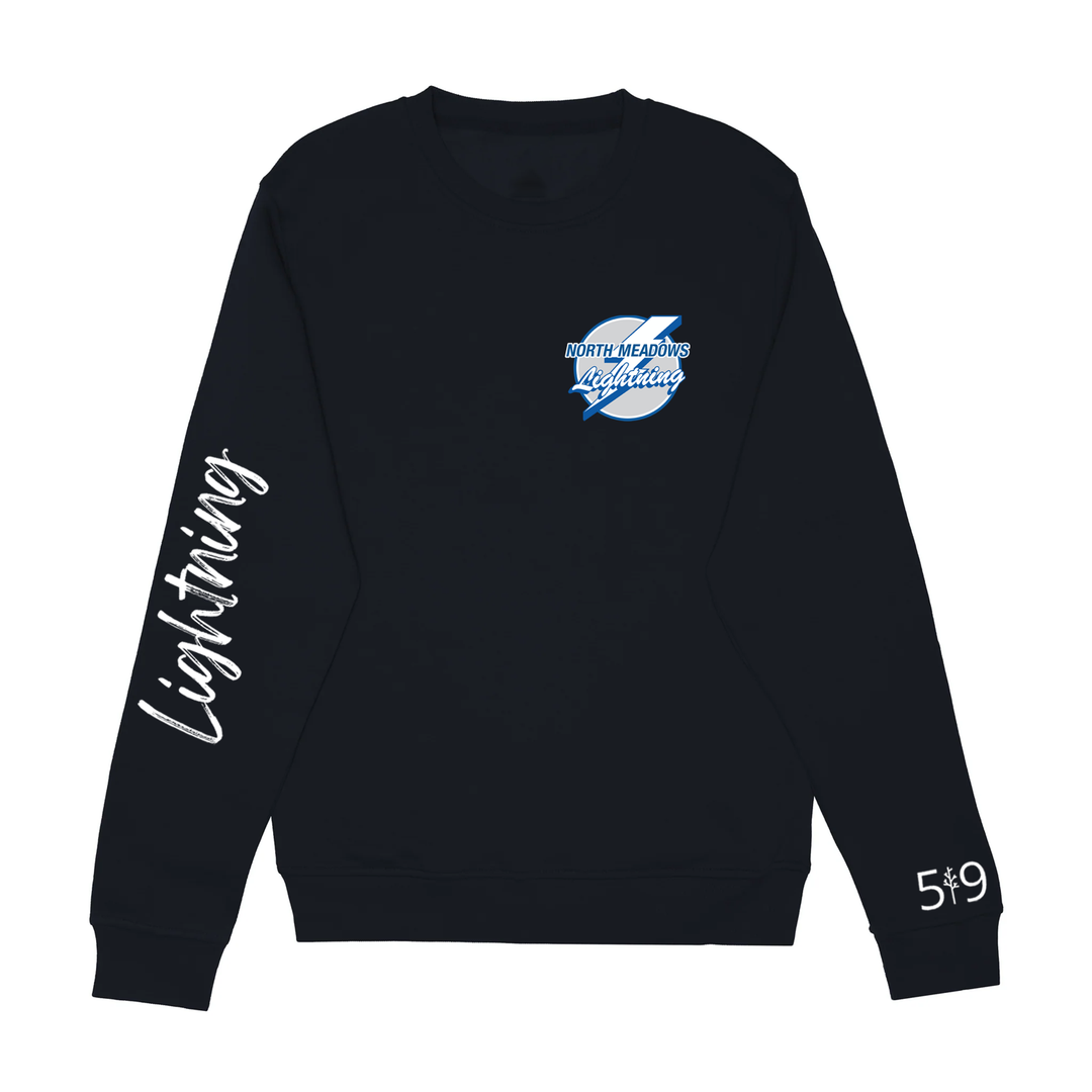 LIGHTNING SLEEVE LOGO CREW (UNISEX)