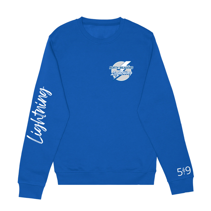 LIGHTNING SLEEVE LOGO CREW (UNISEX)