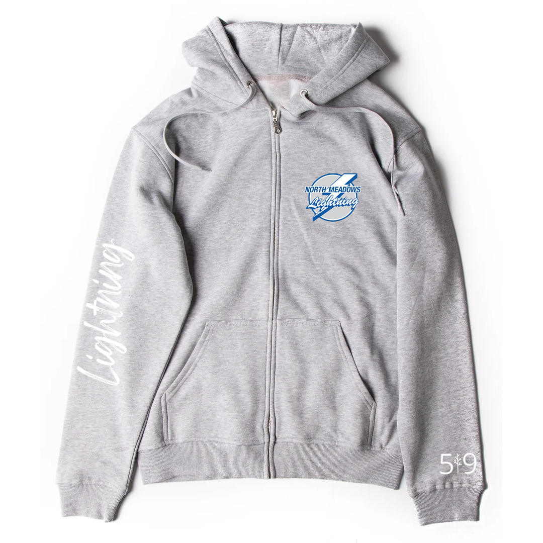 LIGHTNING SLEEVE LOGO ZIP-UP (UNISEX)