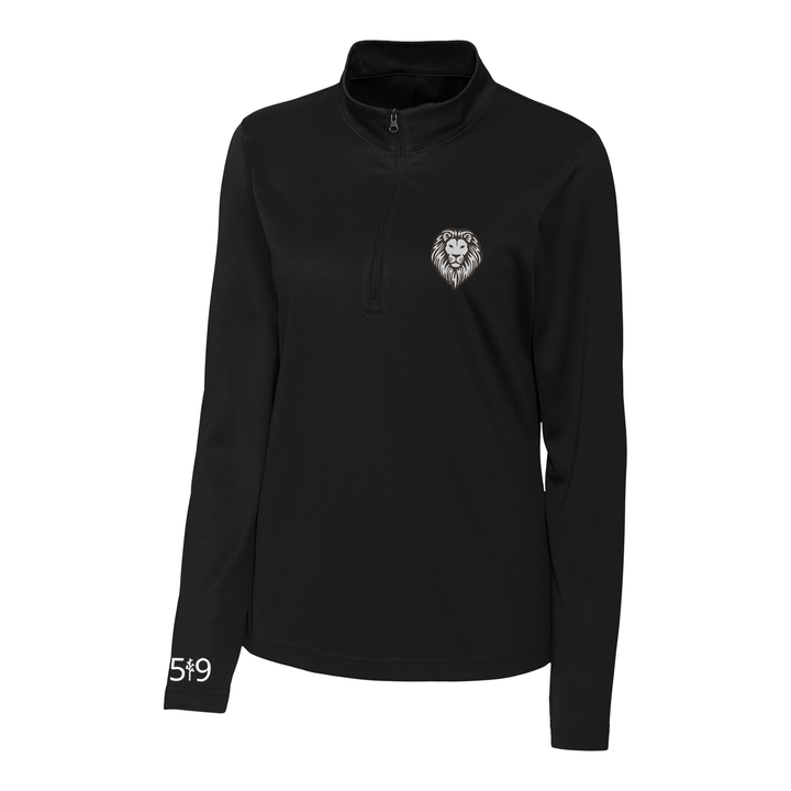 LIONS EMBROIDERED ATHLETIC 1/4 ZIP (WOMENS)