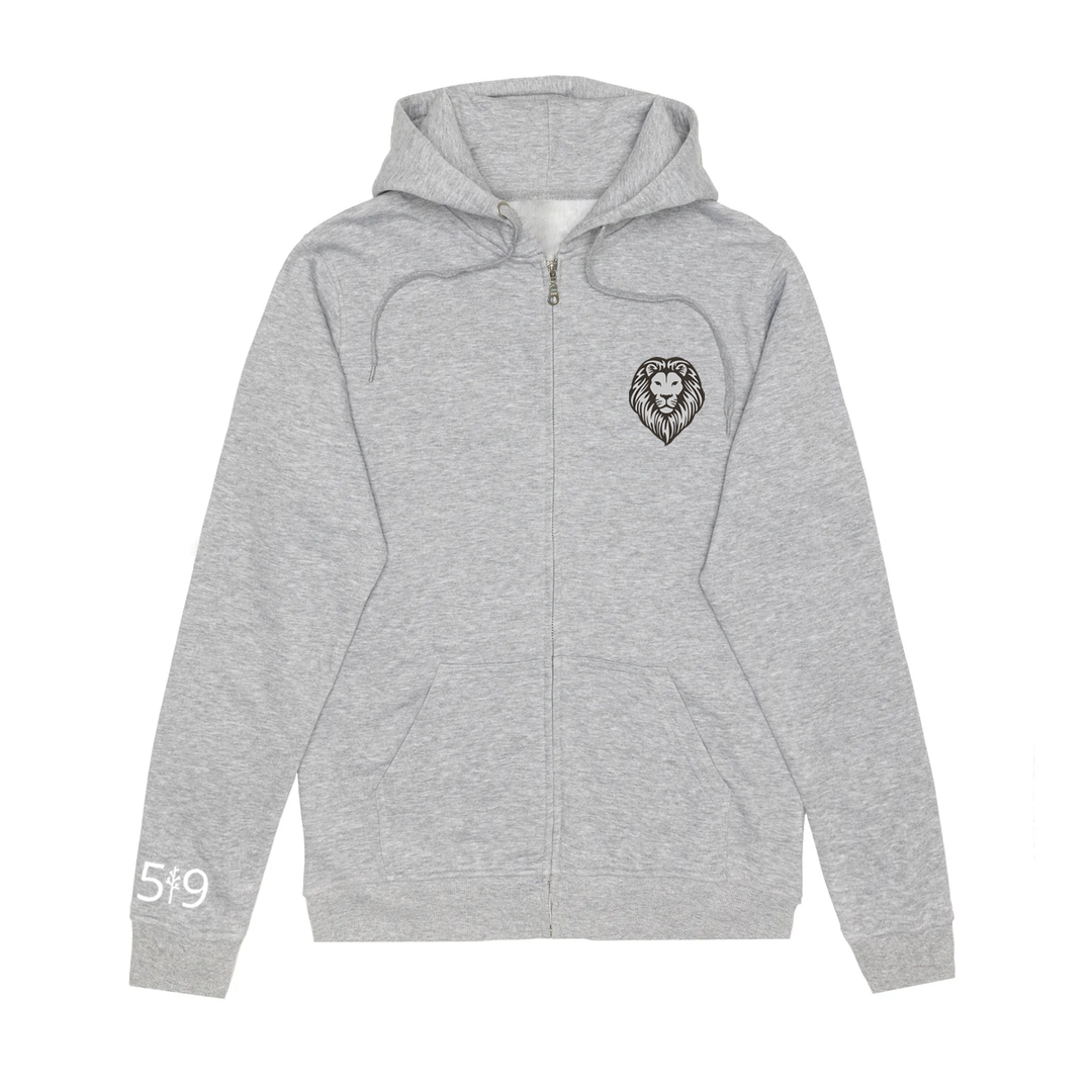 LIONS EMBROIDERED ZIP-UP (UNISEX)