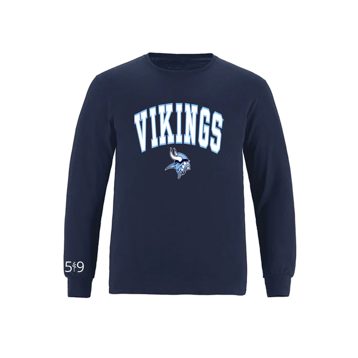 VIKINGS VARSITY LONG SLEEVE (MENS)