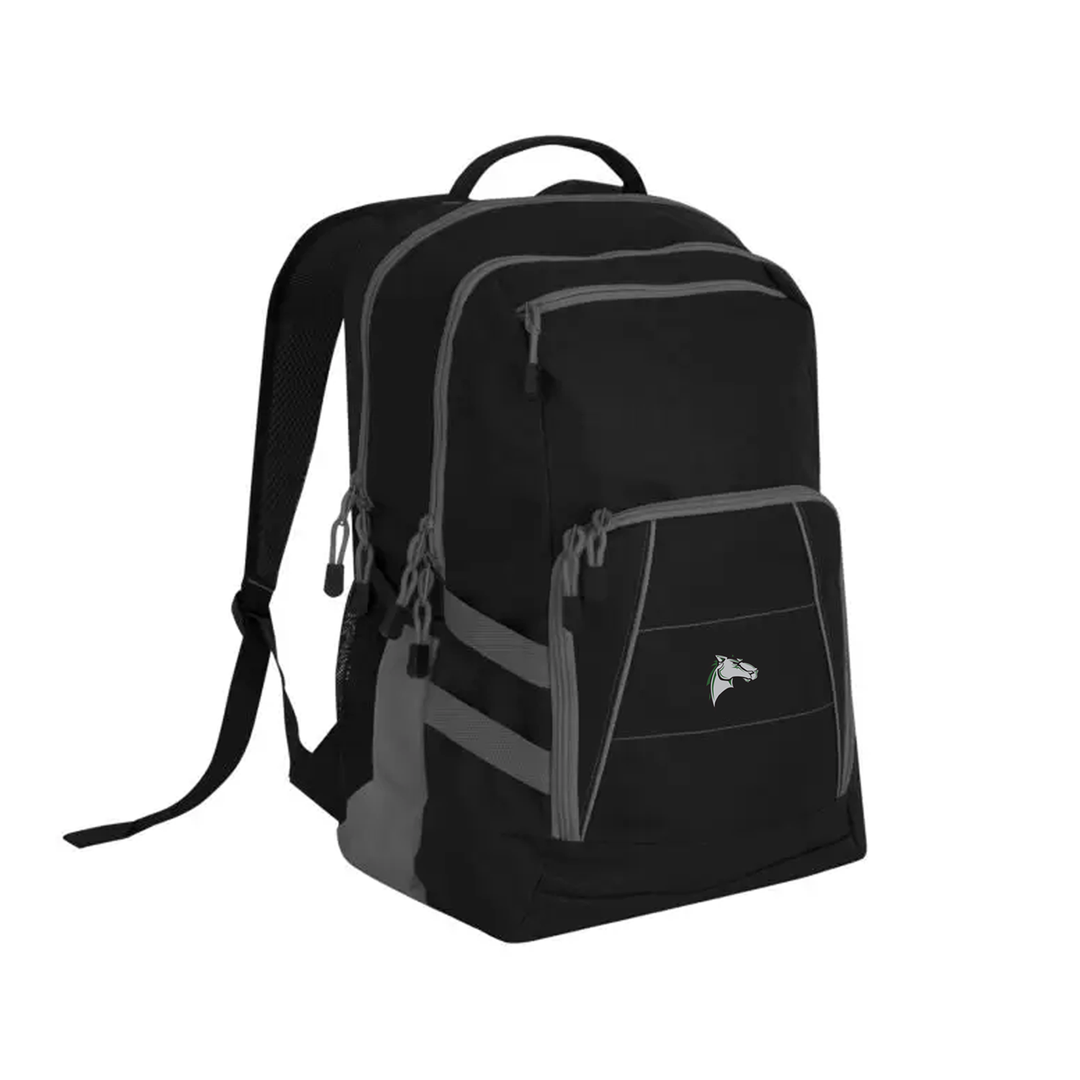 MITCHELL HEPBURN EMBROIDERED VARSITY BACKPACK