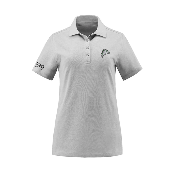 MITCHELL HEPBURN EMBROIDERED PIQUE POLO (WOMENS)