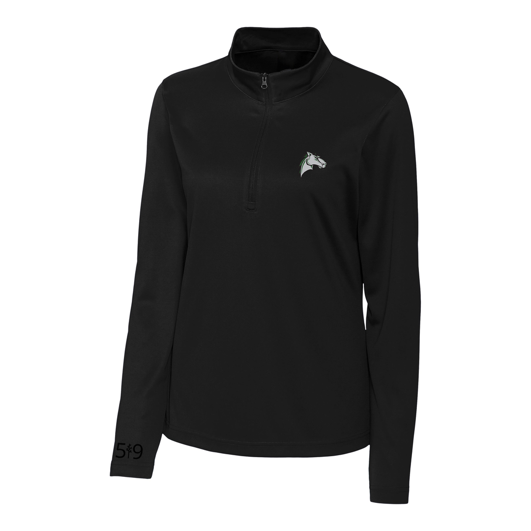 MITCHELL HEPBURN EMBROIDERED ATHLETIC 1/4 ZIP (WOMENS)