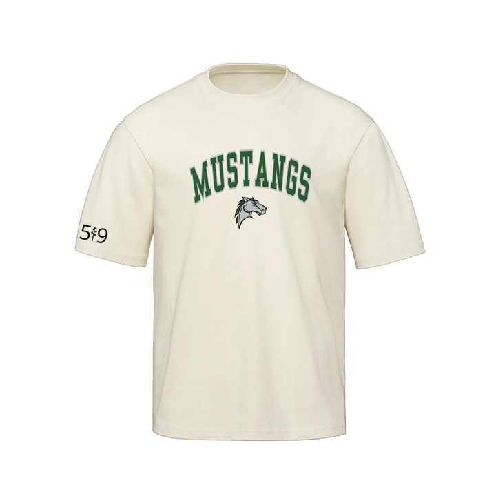 MUSTANGS VARSITY OVERSIZED TEE (UNISEX)