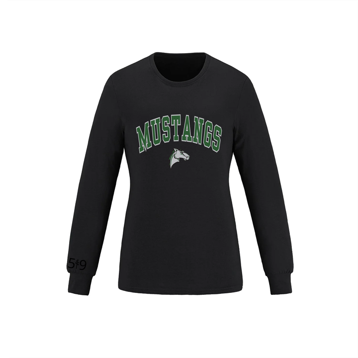 MUSTANGS VARSITY LONG SLEEVE (WOMENS)