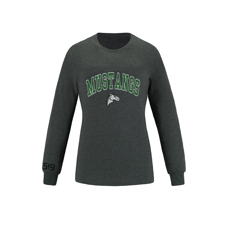 MUSTANGS VARSITY LONG SLEEVE (WOMENS)