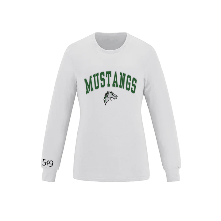 MUSTANGS VARSITY LONG SLEEVE (WOMENS)