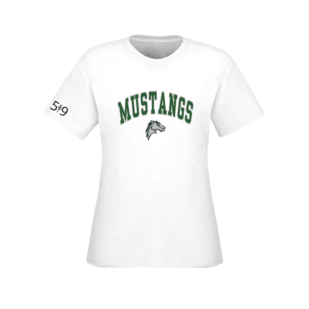 MUSTANGS VARSITY TEE (WOMENS)