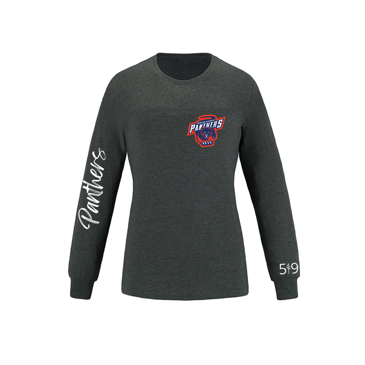 PANTHERS SLEEVE LOGO LONG SLEEVE (WOMENS)